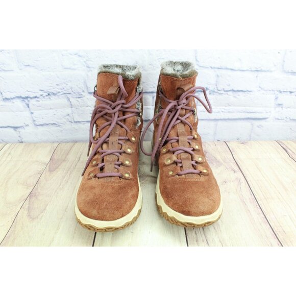 LL Bean Day Venture Insulated Boots Lace Up Brown Size 9.5 M - Picture 4 of 9